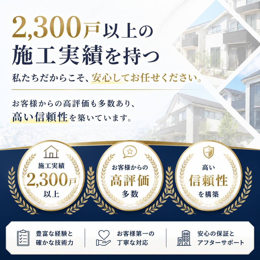 4. 確かな実績と信頼性