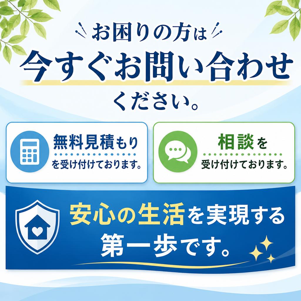 今すぐお問い合わせを！