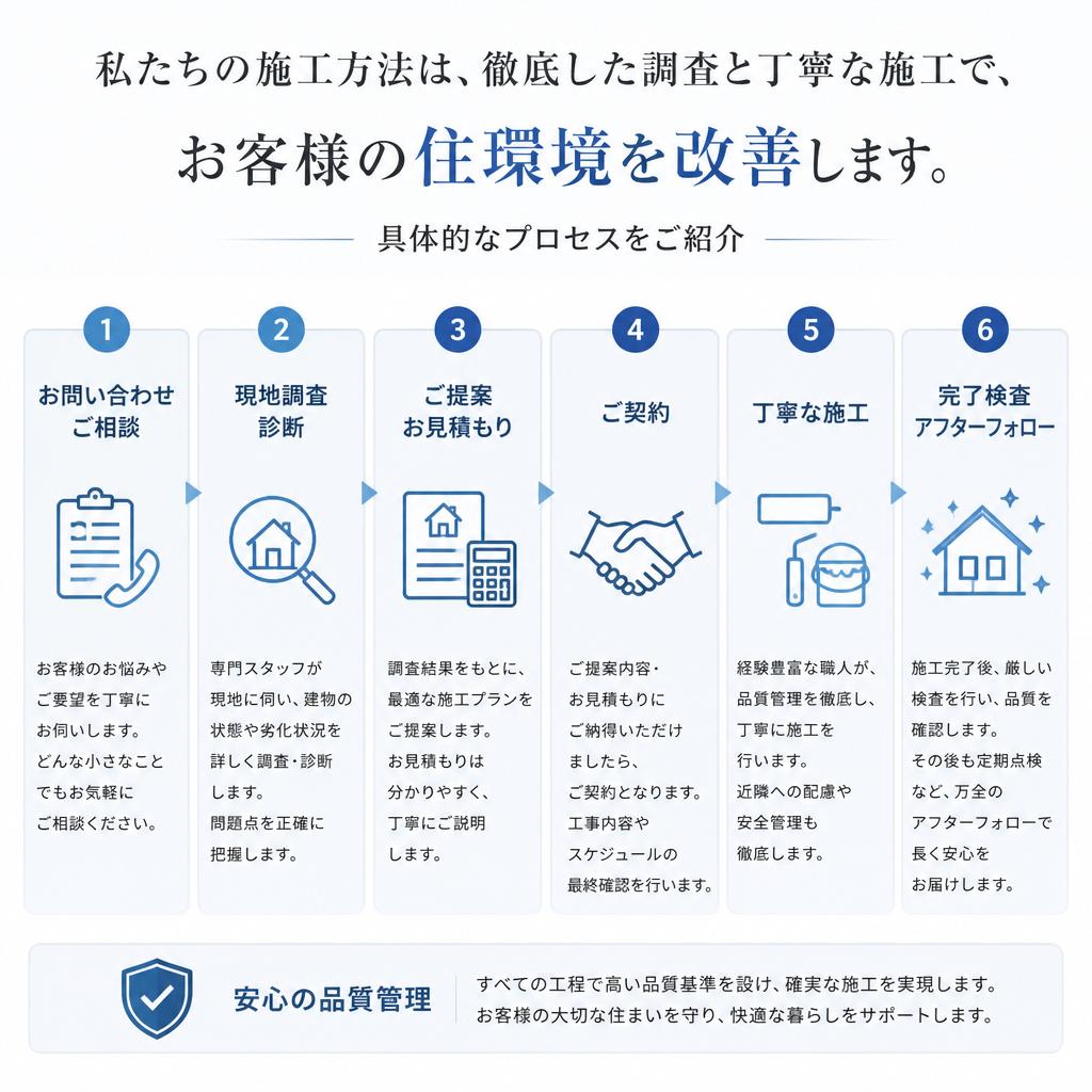 4. 大切な住環境を守る施行方法