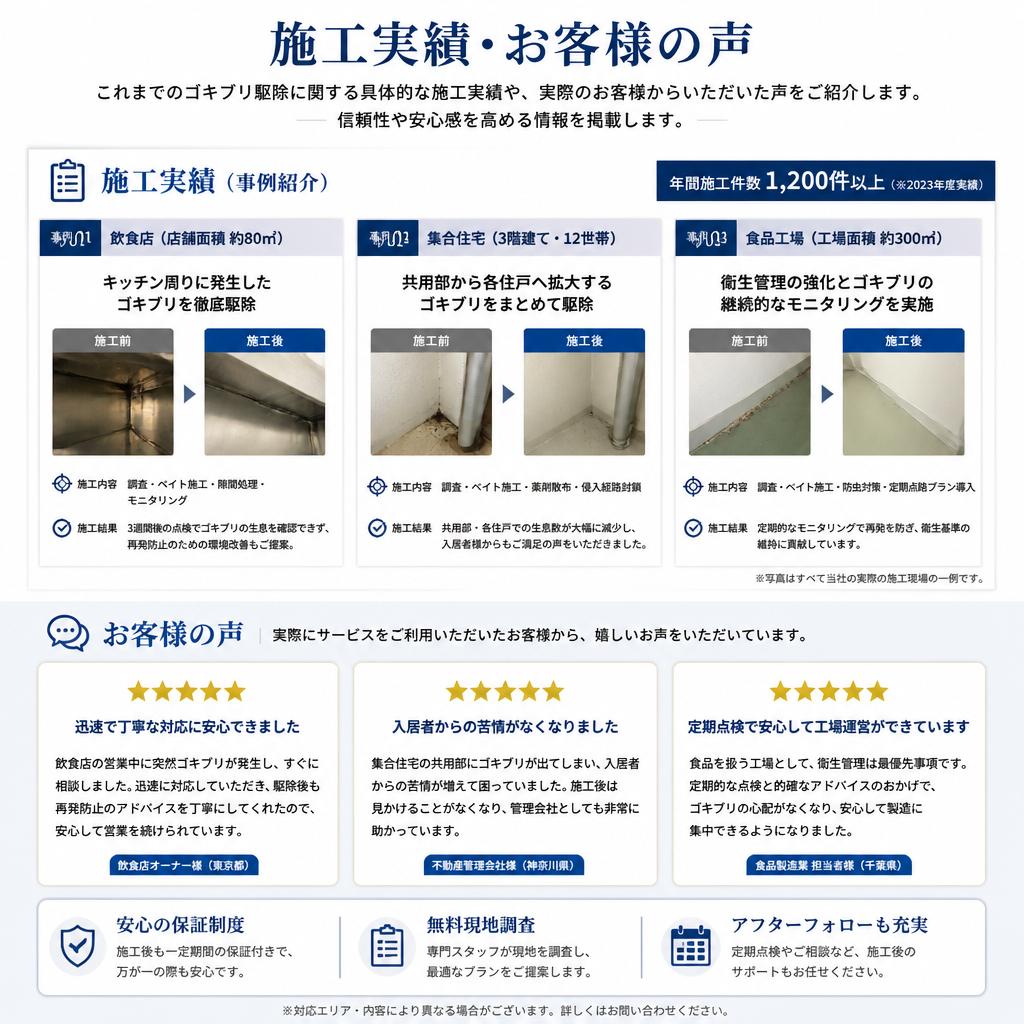 4. 実績とお客様の声