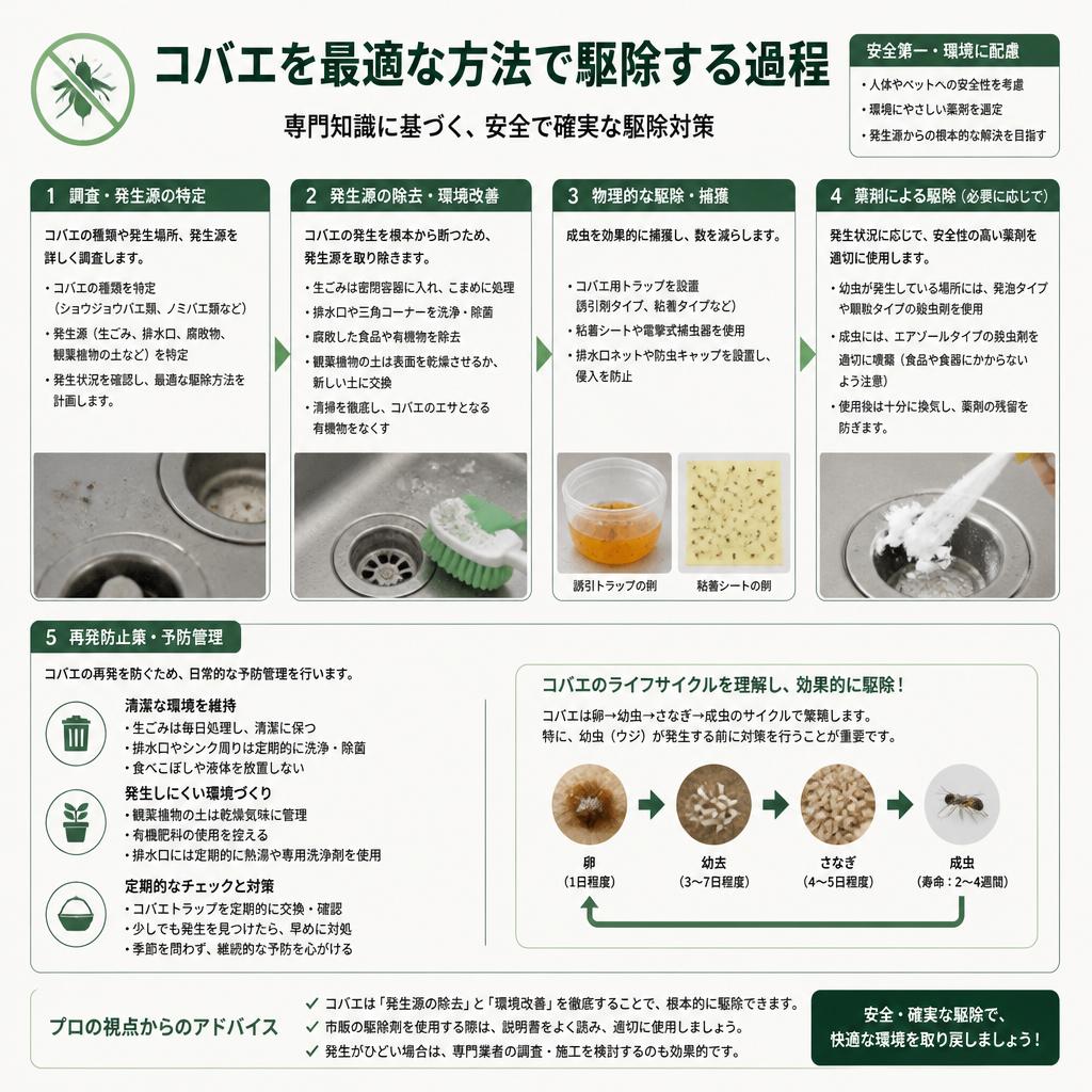 専門知識を活かした効果的な駆除