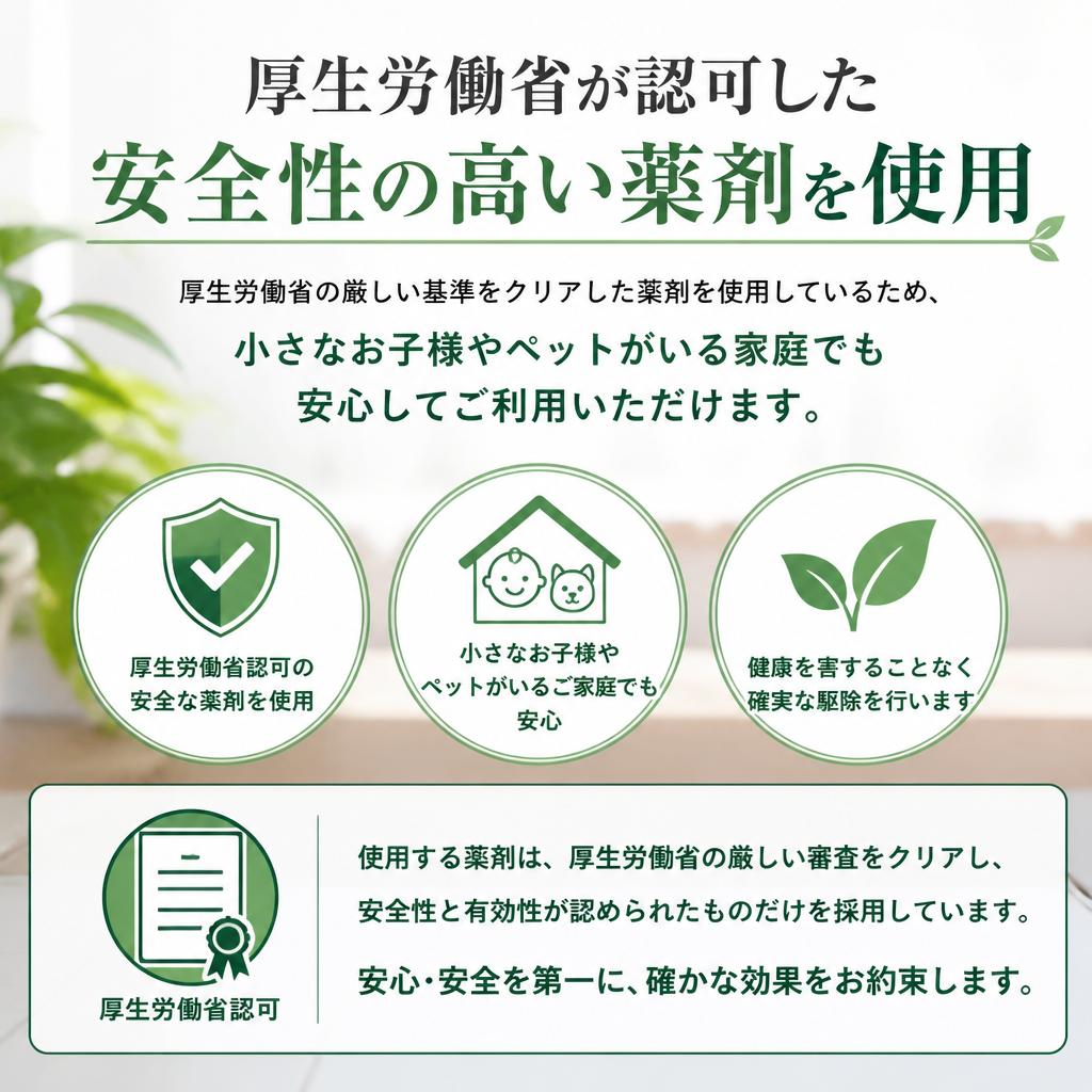 3. 安全・安心の薬剤使用