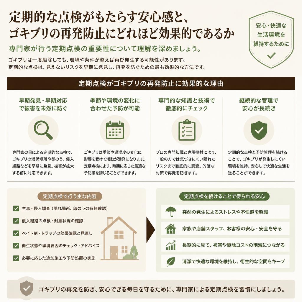 定期点検で安心な住環境を