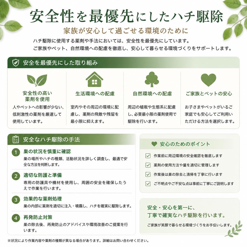 安全対策の徹底