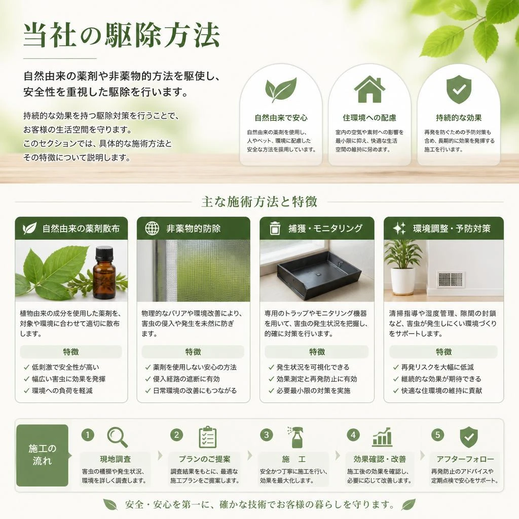 安全なカメムシ駆除方法