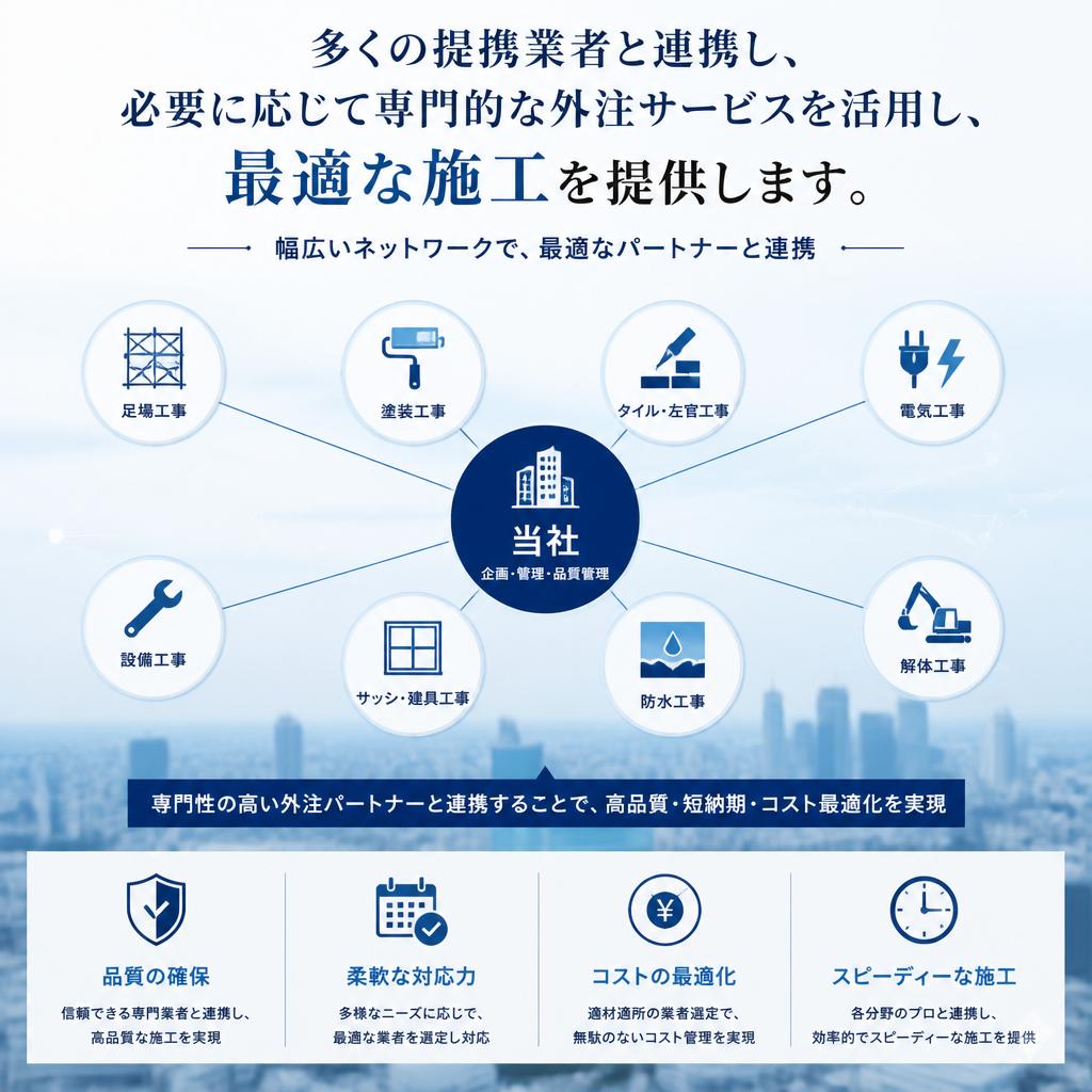提携業者とのネットワーク