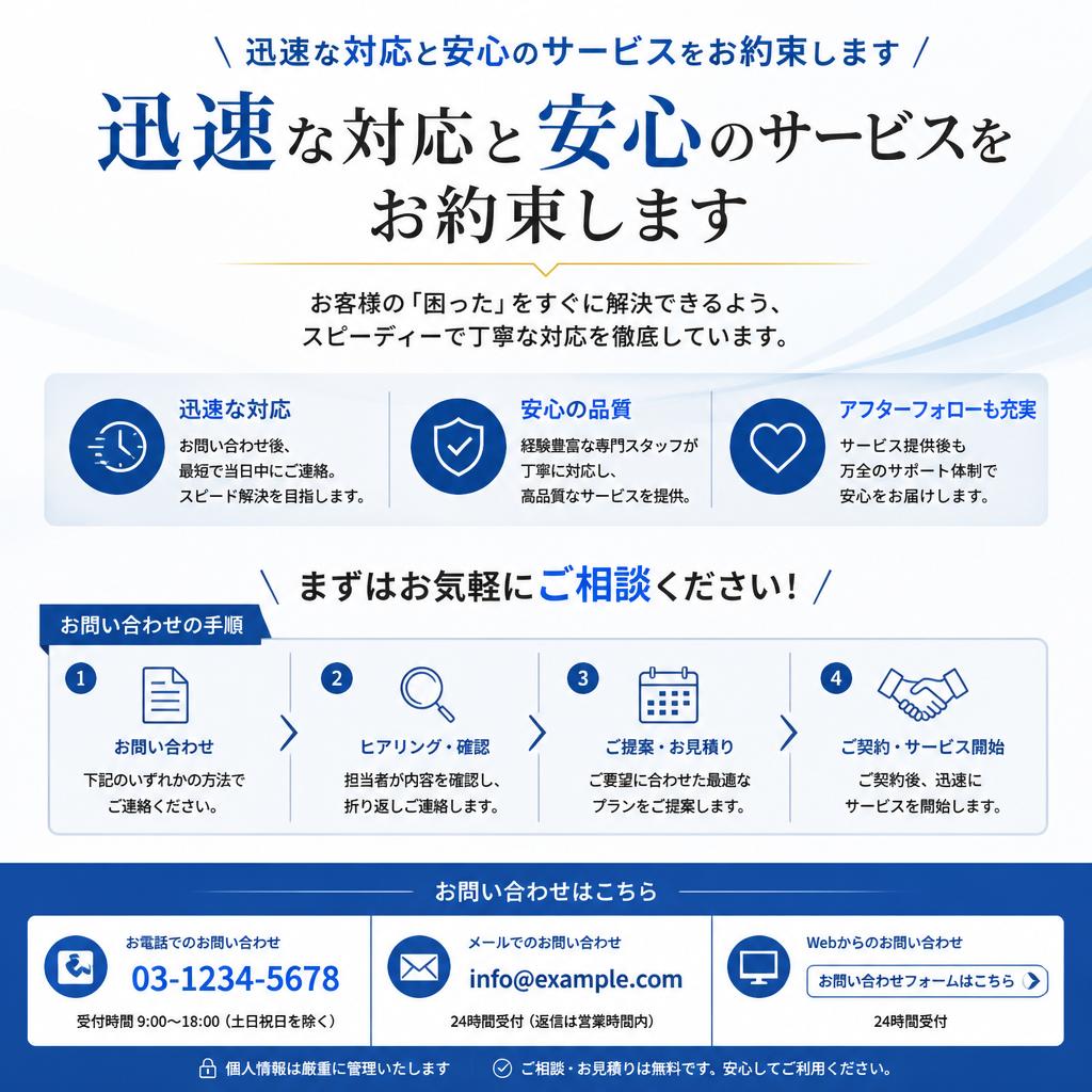 今すぐご相談を！