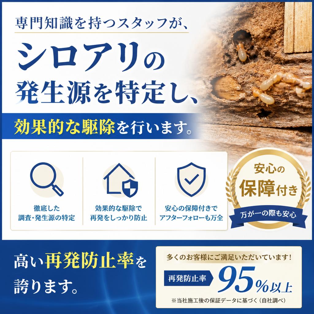 当社のシロアリ駆除サービス