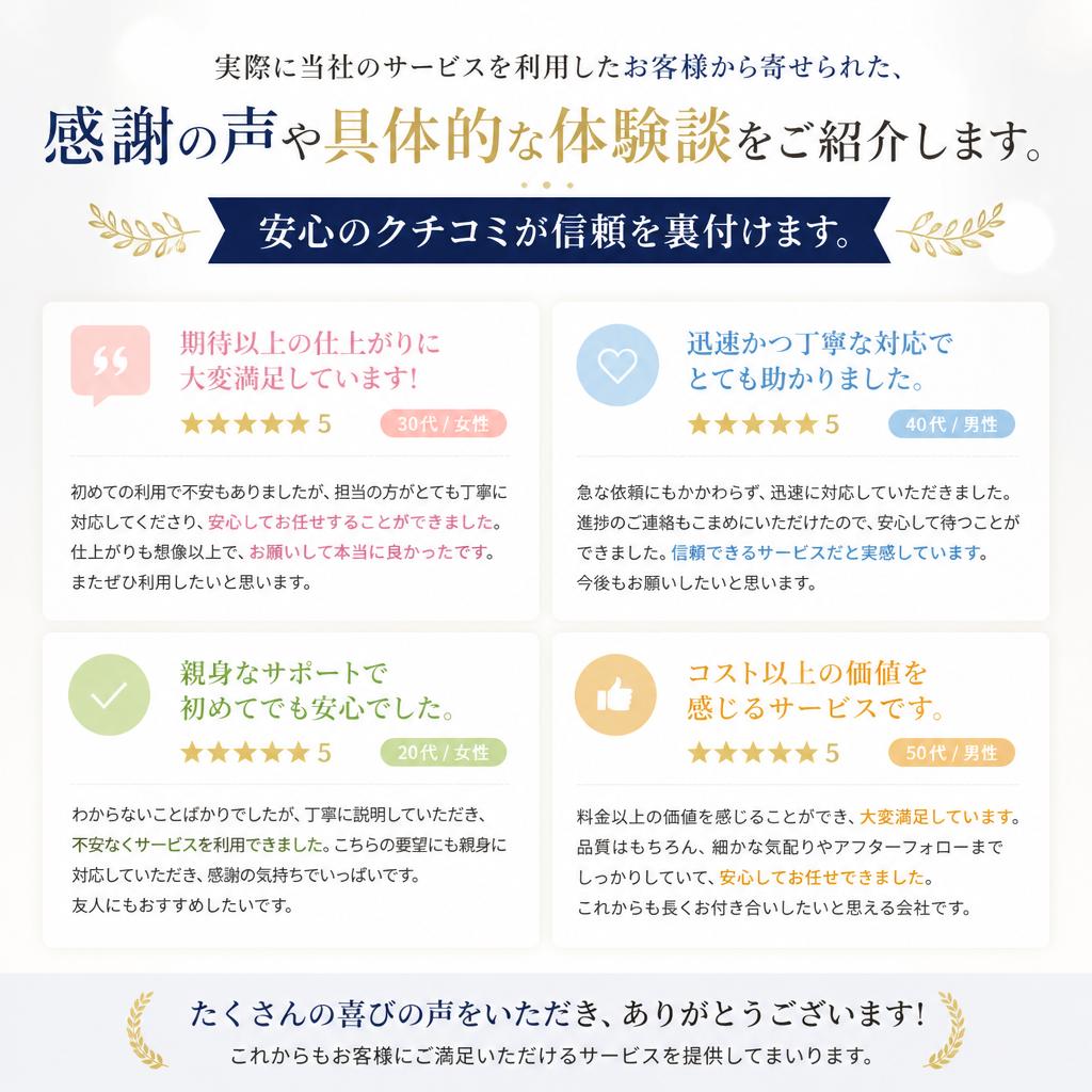 お客様の声