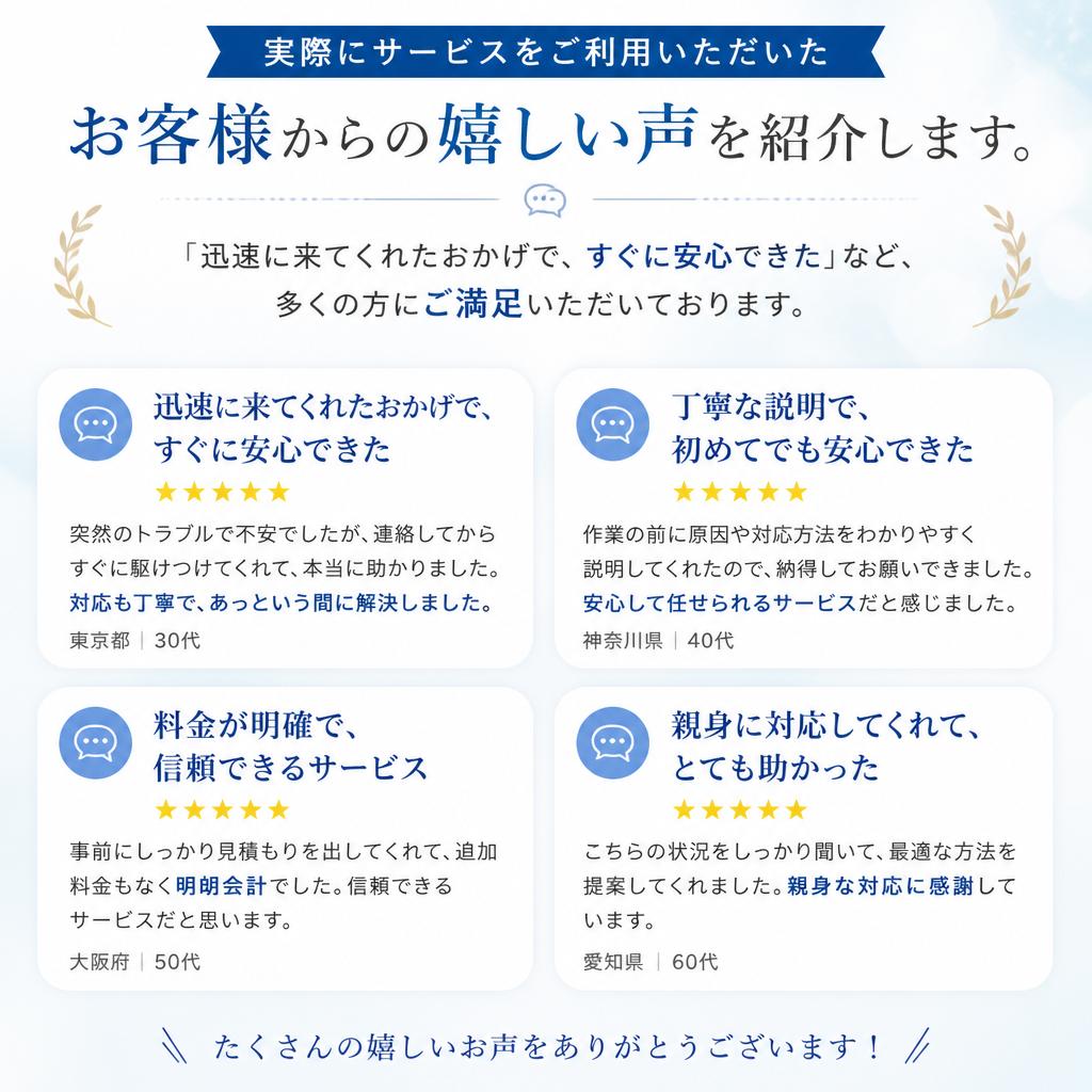 お客様の声