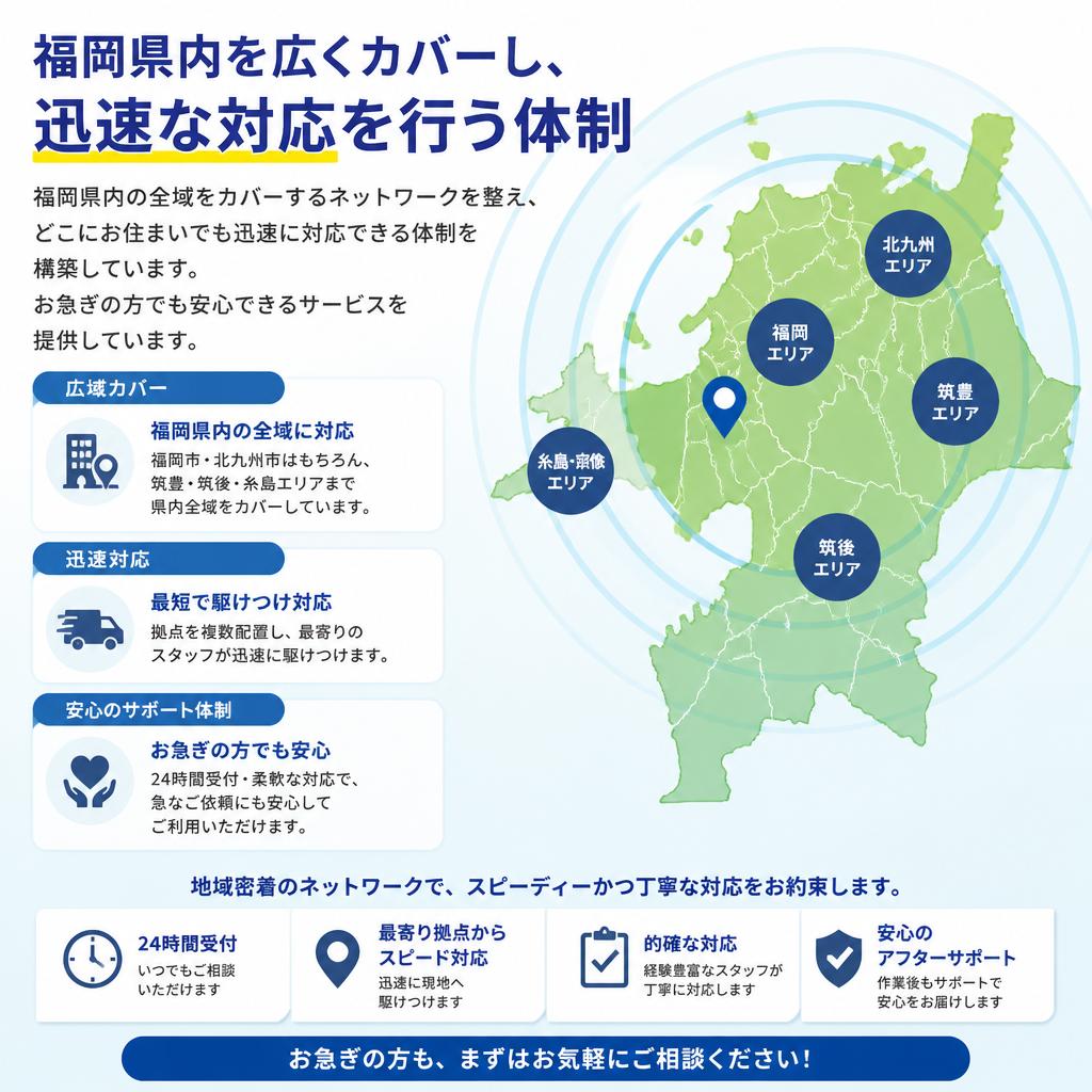 即日対応の安心感