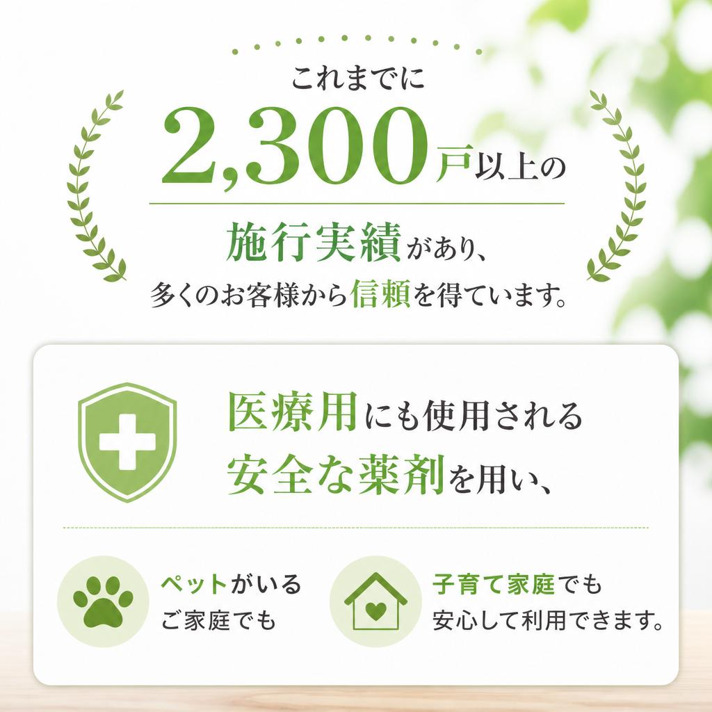 実績と信頼のある技術