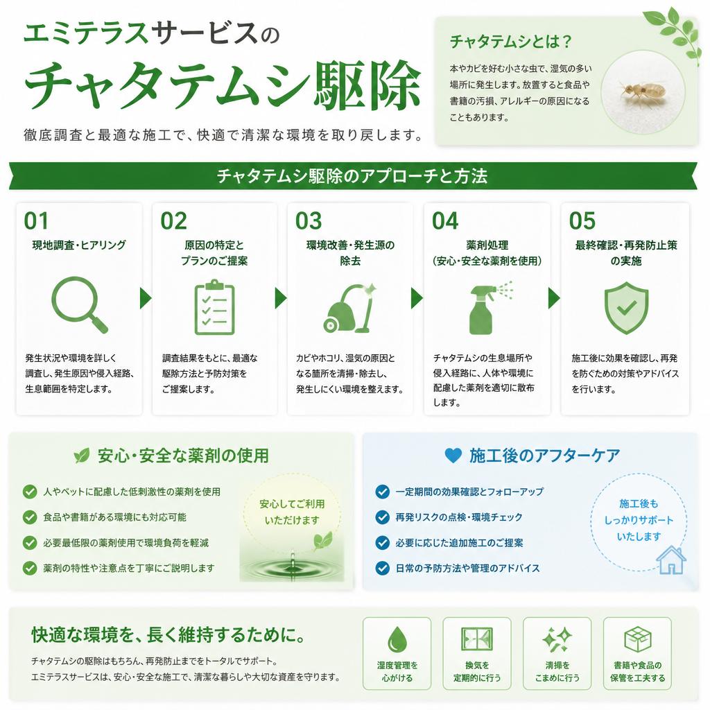私たちの駆除方法