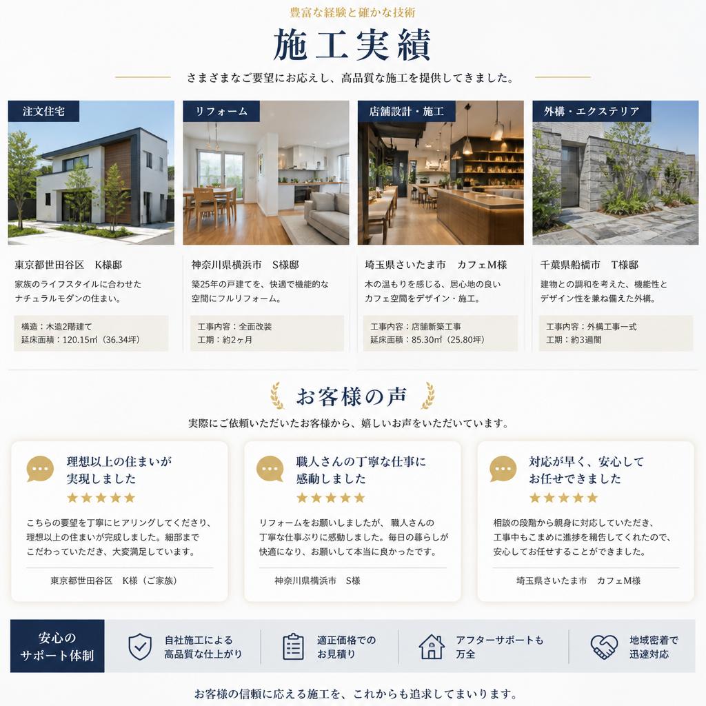4. 実績とお客様の声