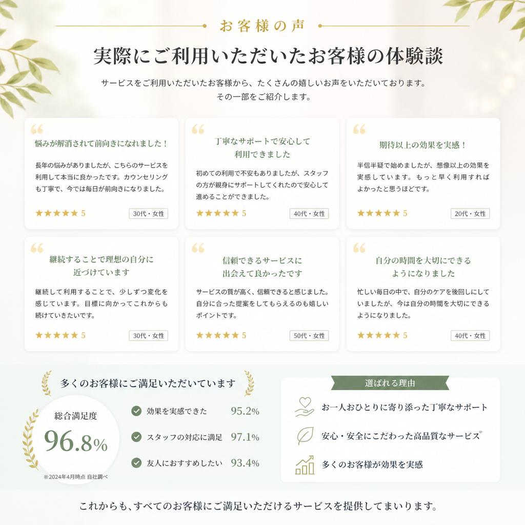 お客様の声