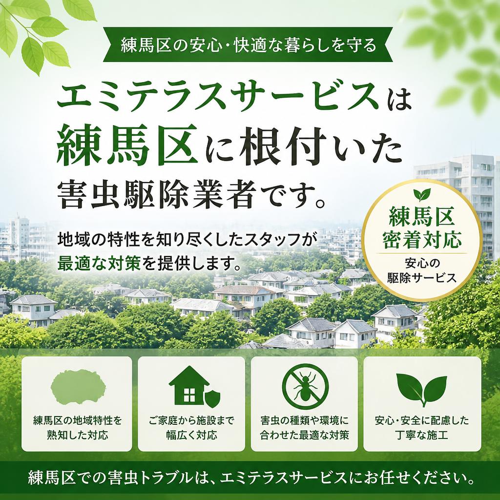 地域密着のエミテラスサービス