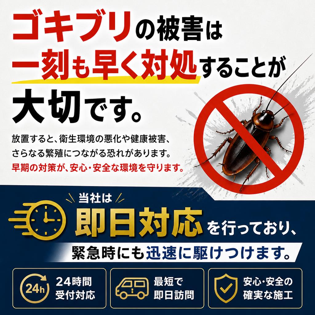 即日対応で、あなたの不安を解消！