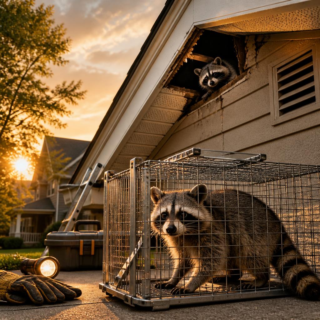 愛する家と環境を守る、アライグマ駆除のプロフェッショナル！