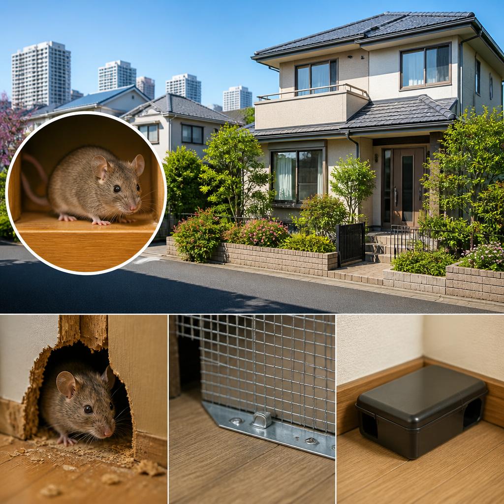 ネズミの悩みを解消！中野区で信頼の即日対応業者と共に快適な住環境を実現。