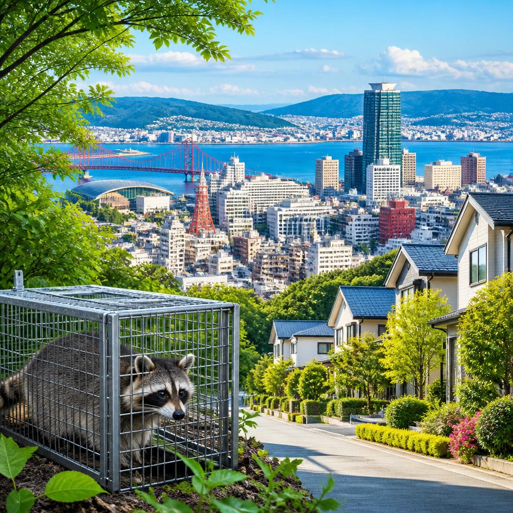 安心して暮らせる街づくり、北九州のアライグマ駆除は私たちにお任せ！