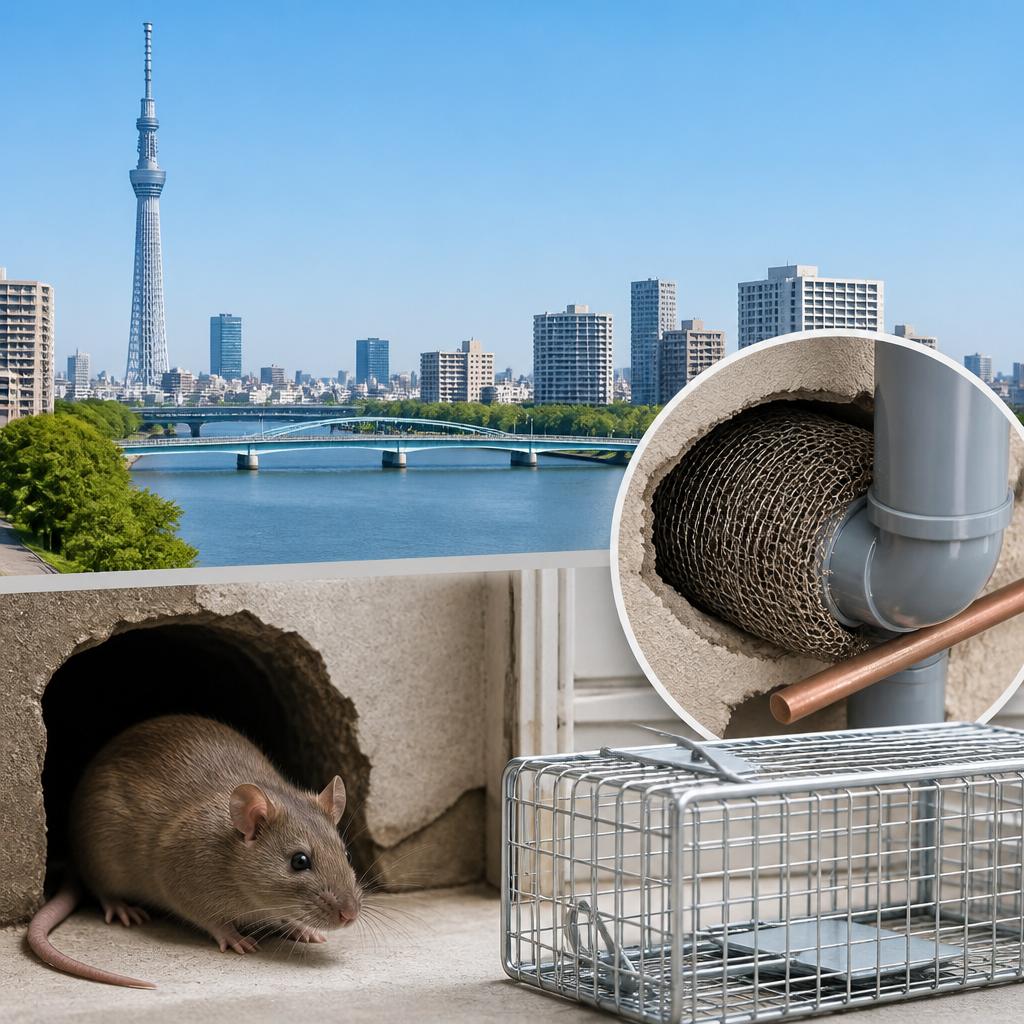 東京都荒川区でネズミの悩みを徹底解決！