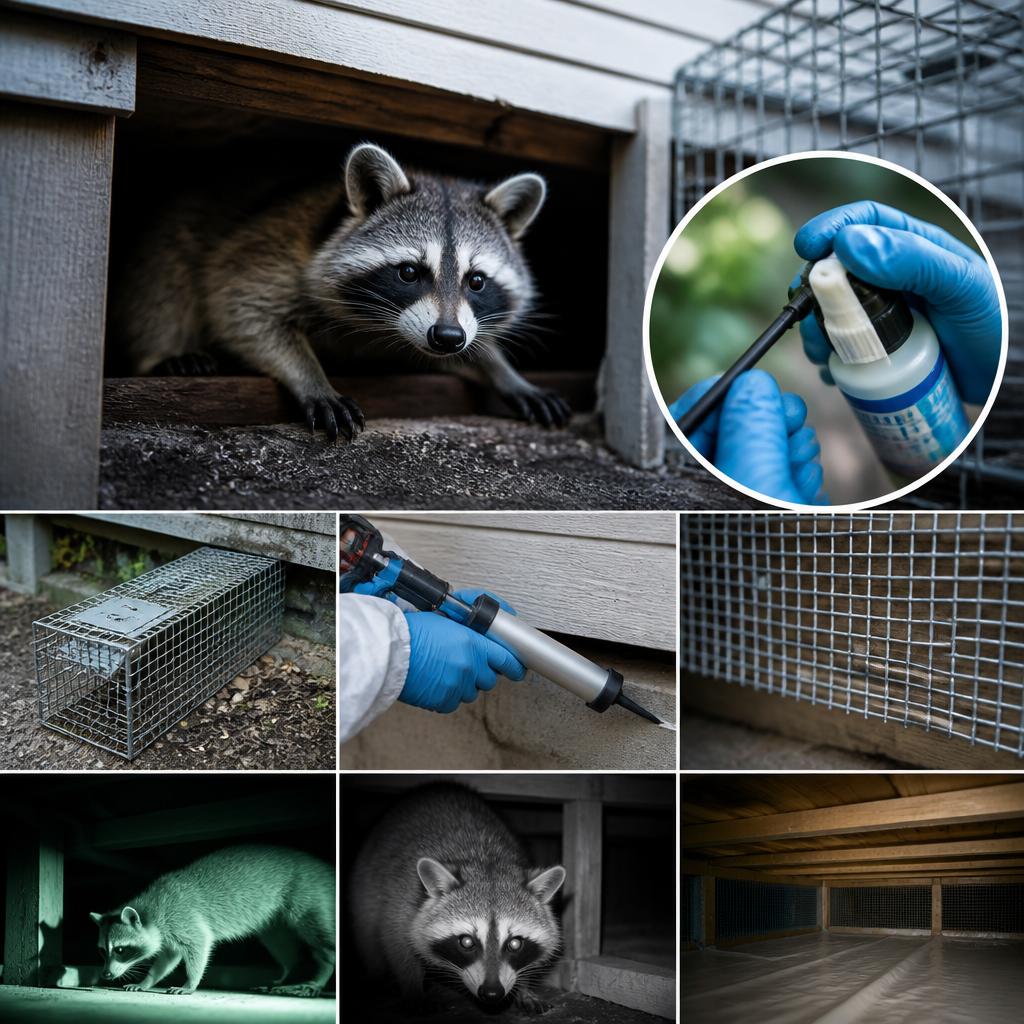 私たちのアライグマ駆除サービス