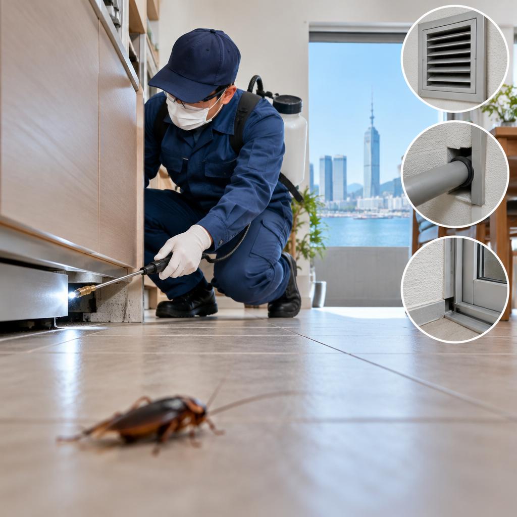 福岡市東区のゴキブリ駆除は、見つけたその日にプロへ相談。侵入経路まで徹底対策し、再発しにくい住まいへ。