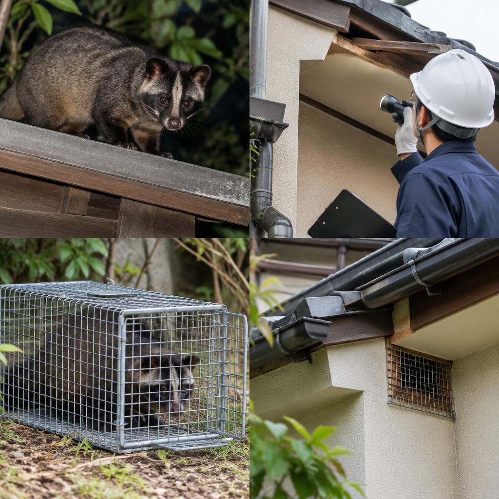 捕獲器だけでは終わらない。状況に合わせた安全な駆除・対応